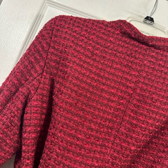 White House Black Market Belted Tweed Jacket - Picture 12 of 16